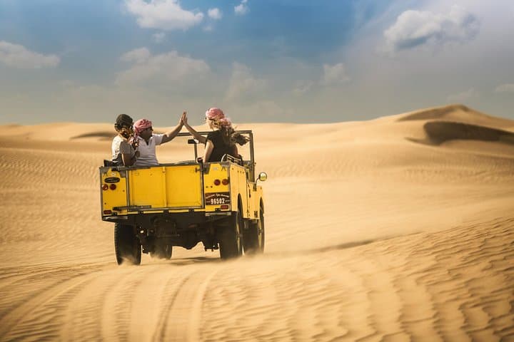 Dubai Heritage Safari: Private Vintage Land Rover, Falconry & Bedouin Dinner photo 2