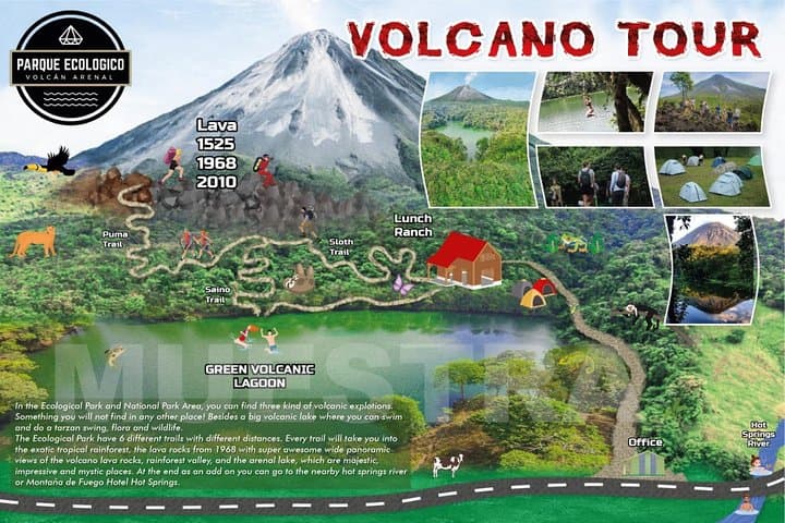 Arenal Ecological Park Day Pass: Hike Lava Flows, Kayak & Hot Springs photo 6