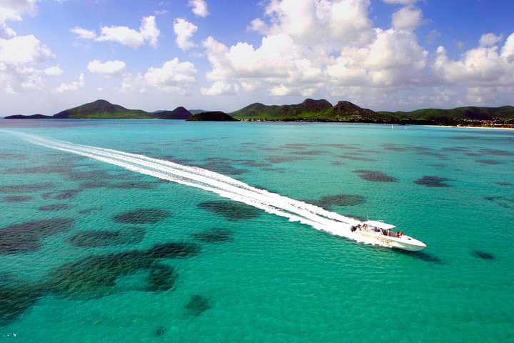 Antigua Xtreme Circumnavigation: Full-Day Powerboat Tour with Stingrays & Snorkeling photo 2