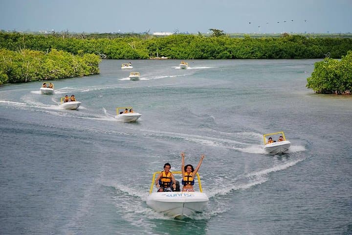 Speedboat and Snorkel at Punta Nizuc: Nichupté Lagoon Adventure photo 3