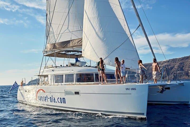 Santorini Sunset Cruise: Red & White Beaches, Hot Springs and Oia Viewing photo 3