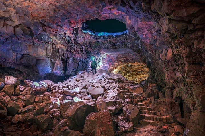 Explore Raufarhólshellir Lava Tunnel: Guided Cave Tour from Reykjavík