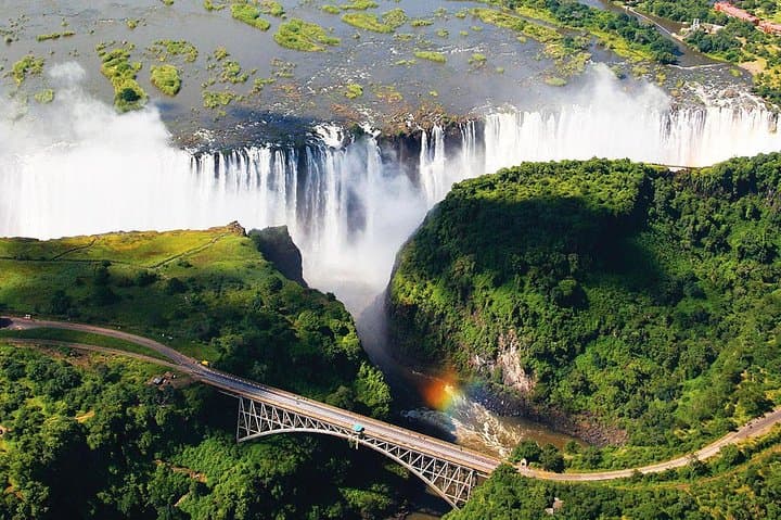 Guided Tour of Victoria Falls — Private Rainforest Walk at The Smoke That Thunders