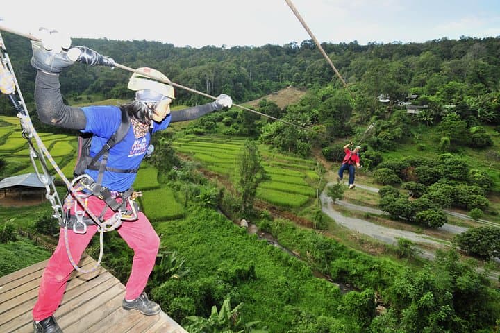 Sky Hawk Zipline Chiang Mai: High-Speed Canopy Course Over Northern Thailand