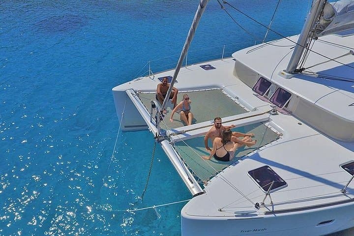 Athens Riviera Luxury Catamaran Cruise with BBQ & Swimming Stops photo 1