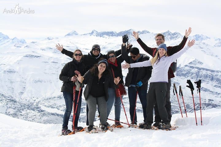 Volcano Snow Hike in Cajón del Maipo — Snowshoe to San José Volcano Viewpoint