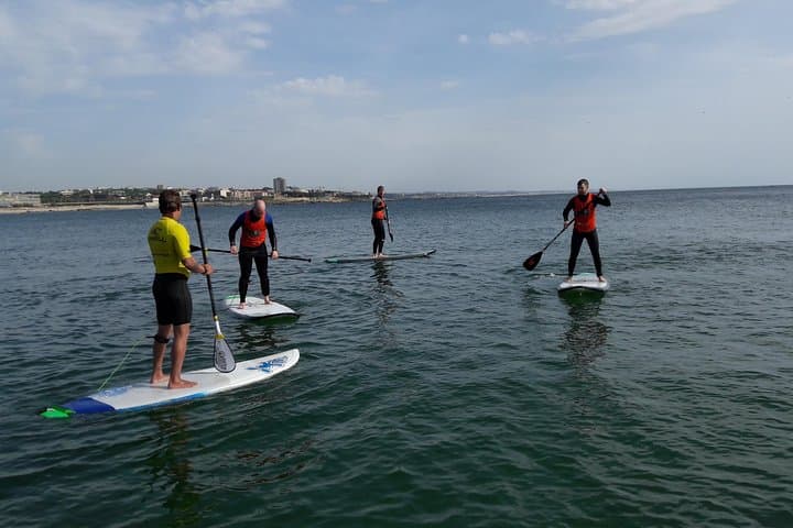 Private SUP Lesson for Two on Matosinhos Beach: Coastal Paddle with Porto Views photo 2
