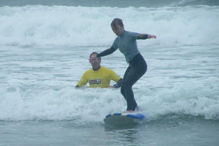 Private Surf Lesson for Two at Matosinhos Beach: Learn to Ride Porto’s Bay Waves photo 2
