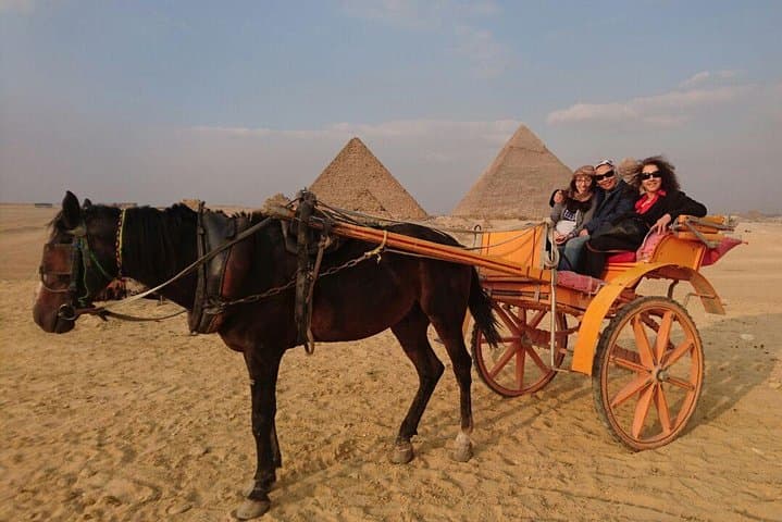 Giza Pyramids and Egyptian Museum: Private Half-Day Tour from Cairo photo 3