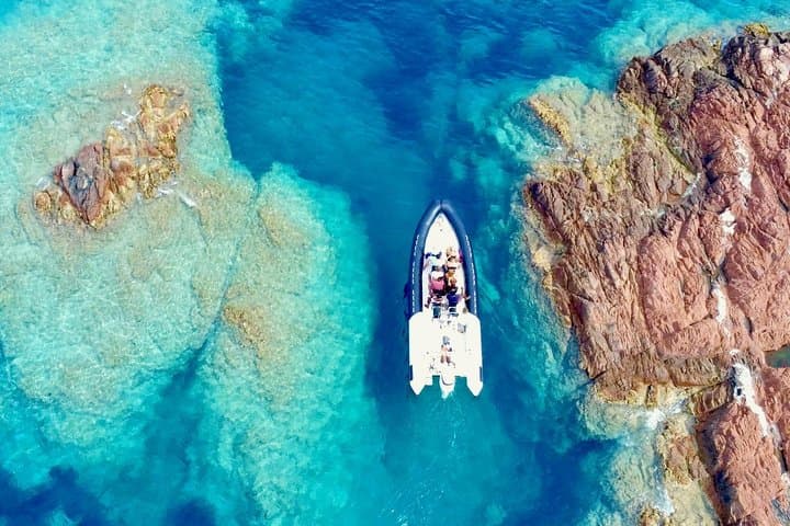 Esterel Calanques Speedboat from Agay — Red Rocks, Caves & Snorkel