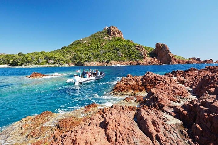 Esterel Calanques Speedboat from Agay — Red Rocks, Caves & Snorkel photo 2