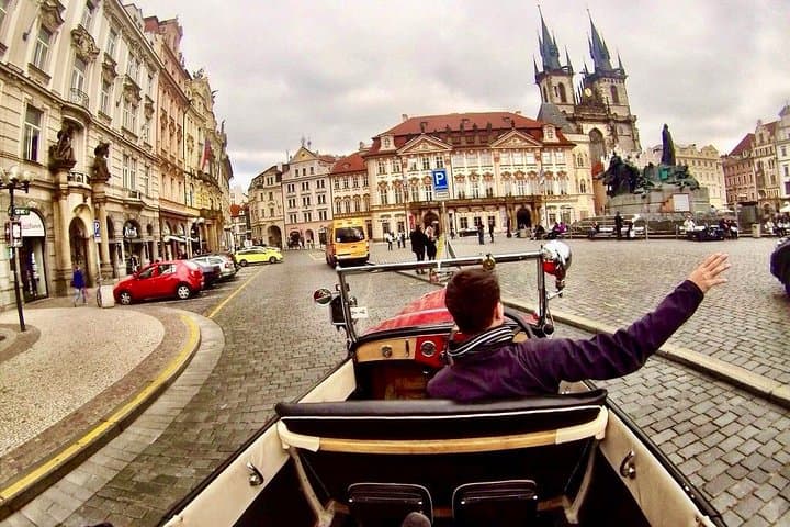 Vintage Mercedes Tour in Prague: 90-Min Private Sightseeing Drive photo 1