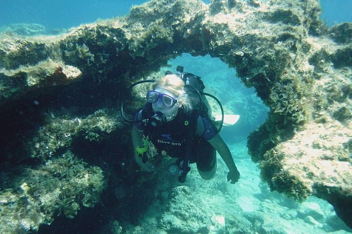 Protaras Guided Dives at Cape Greko — Green Bay, Caves & Turtles
