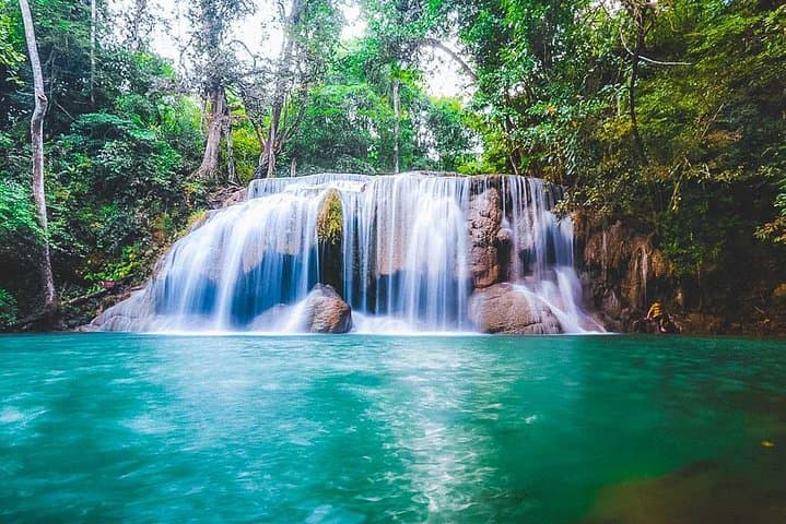 Erawan Waterfall & Elephant Care: Private Day Tour from Bangkok to Kanchanaburi
