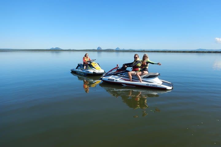 Moreton Bay Half-Day Jet Ski Tour from Caloundra — Wildlife & Volcanic Coast Views