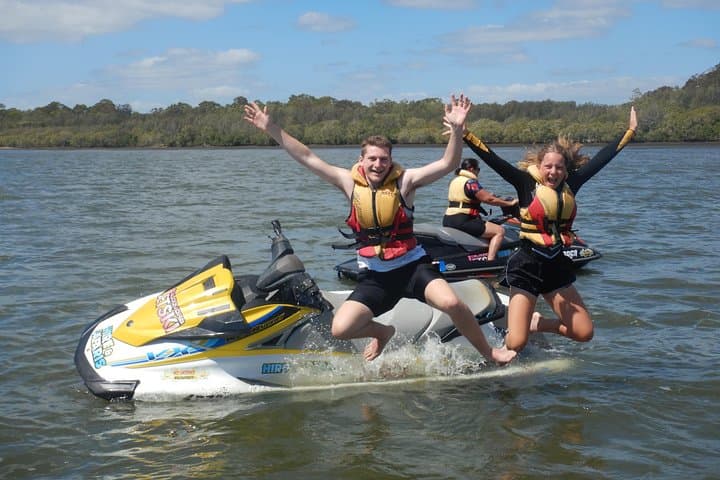 Bribie Blast: 1-Hour Jet Ski Adventure on Pumicestone Passage