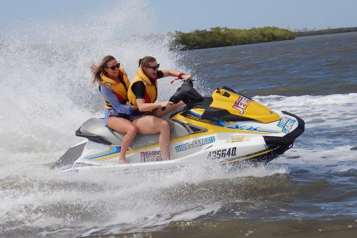 Jetski Adventure on Pumicestone Passage: The Jolly Roger 60-Minute Ride
