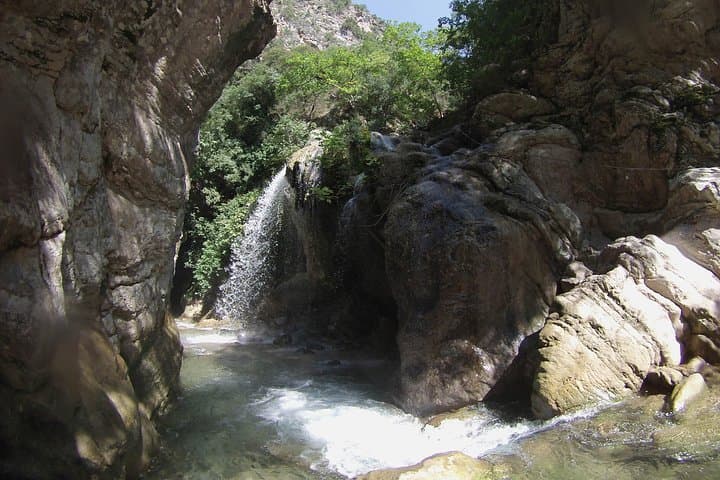 River Trekking at Neda Canyon — Gorge Hikes & Waterfalls in the Peloponnese