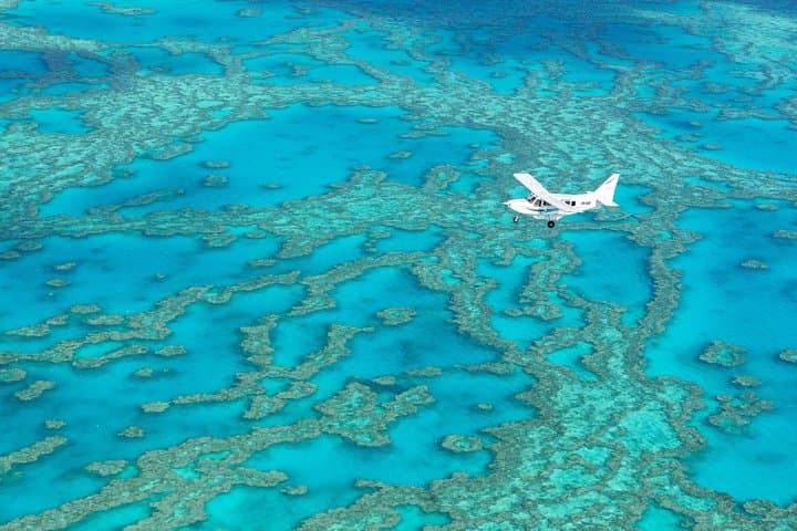 Whitsundays 60-Minute Scenic Flight: Heart Reef, Whitehaven & Hill Inlet photo 3