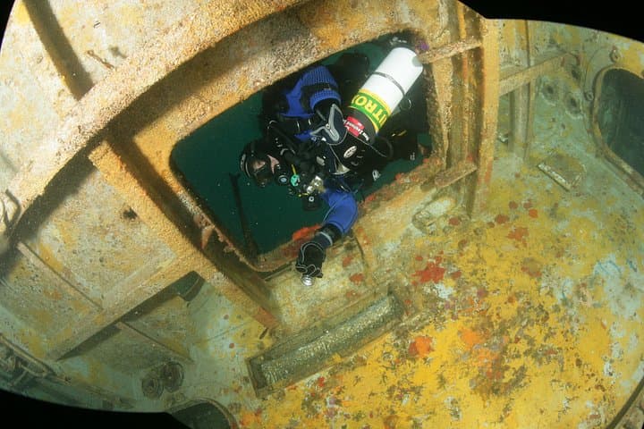 Dive the HMNZS Canterbury Wreck: Deep Water Cove Charter at Cape Brett photo 3