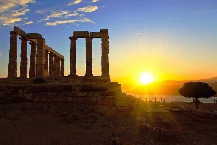 Sunset at Cape Sounion: Temple of Poseidon & Attica Riviera Tour photo 4
