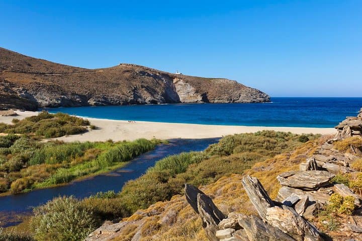 Achla Beach & Gria Lighthouse Tour on Andros — River-Fed Beaches and Coastal Views photo 2