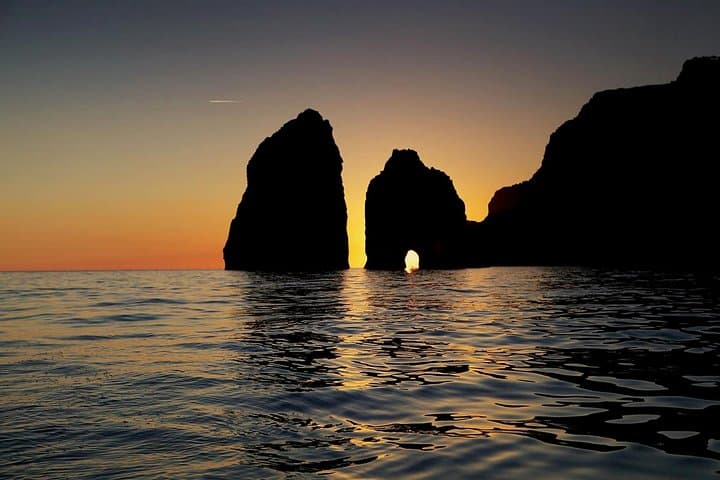 Capri Night Boat Tour: Sunset & Night Swim Around Capri's Caves