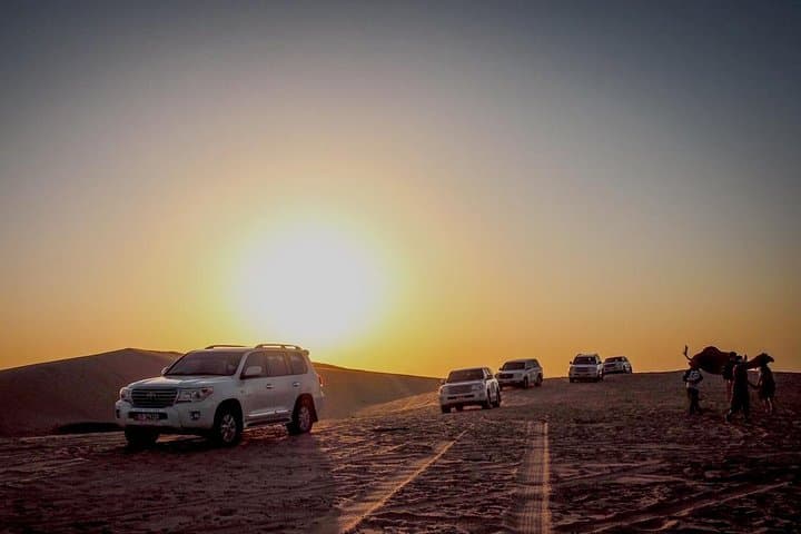 Private Dubai Evening Desert Safari with Dune Bashing, BBQ & Live Shows