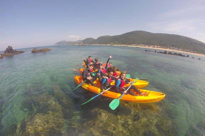 Sea Kayak and Snorkel Route on Trengandín Beach, Cantabria