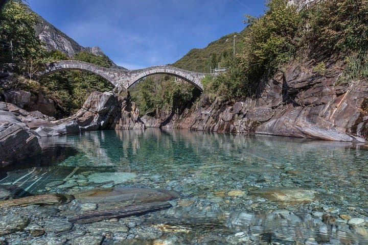 Verzasca Valley River & Waterfall Day Tour from Lugano to Ascona