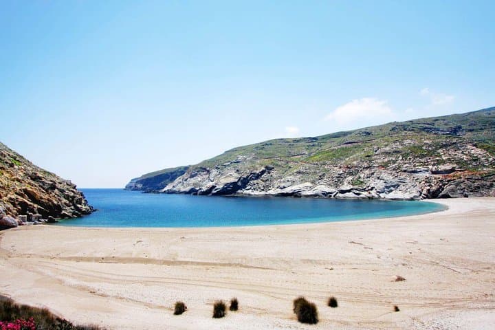 Discover Zorkos Beach: Crystal Waters and Golden Sands on Andros Island photo 3