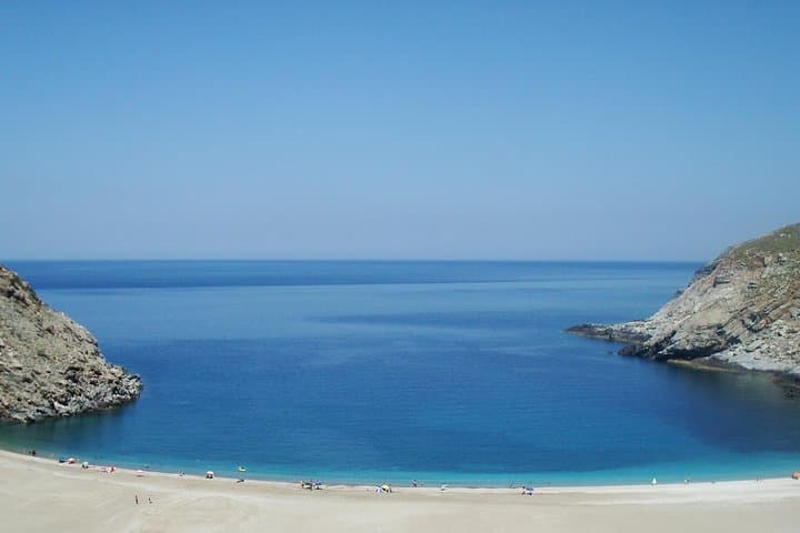 Discover Zorkos Beach: Crystal Waters and Golden Sands on Andros Island photo 4