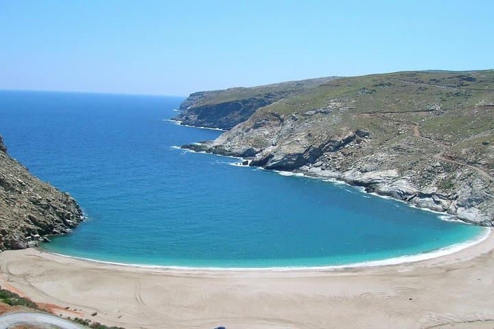 Discover Zorkos Beach: Crystal Waters and Golden Sands on Andros Island photo 5