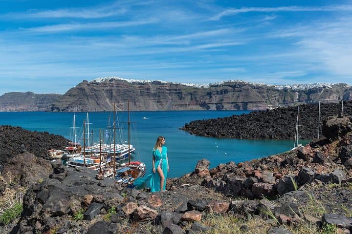Santorini Volcano Half-Day Cruise: Nea Kameni, Hot Springs & Thirassia photo 1
