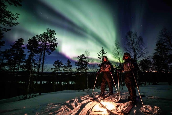 Rovaniemi Northern Lights Backcountry Skiing Adventure photo 4