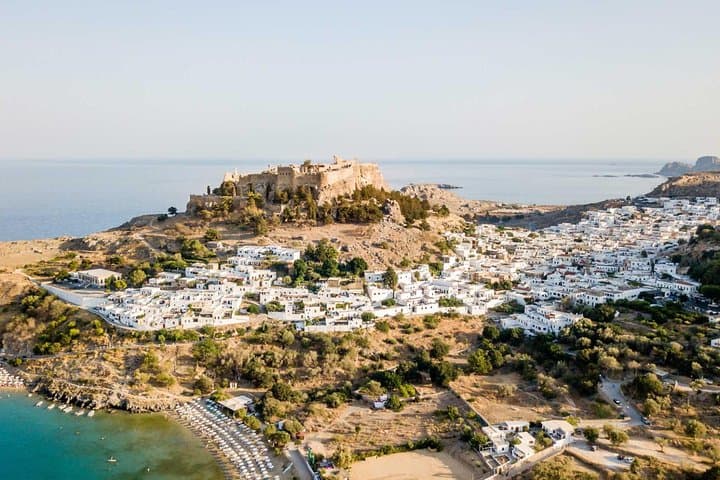 Best of Rhodes Private Tour: Monte Smith, Lindos & Anthony Quinn Bay