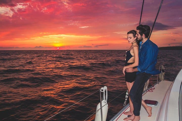 Sunset Catamaran Sailing in Playa del Carmen — Evening Cruise on the Riviera Maya photo 2