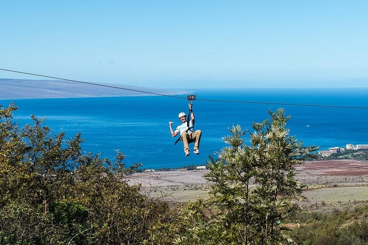 Ka'anapali 8-Line Zipline Adventure — Soar Over Kahoma Valley & Ocean Views photo 3