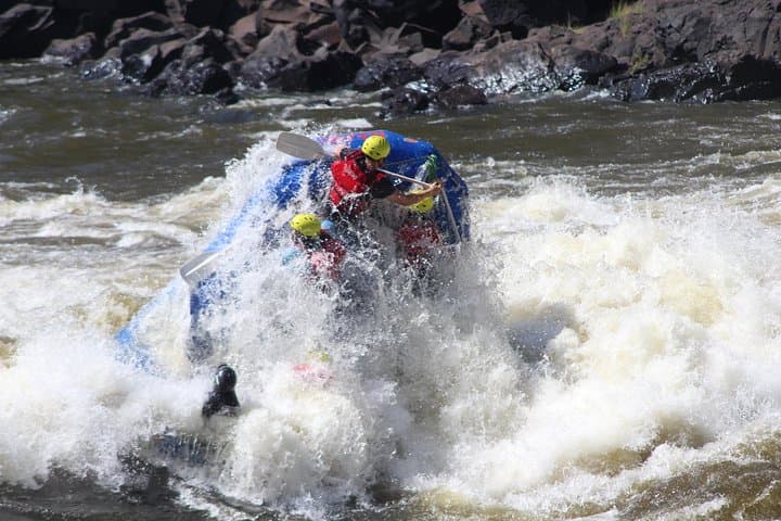 Half-Day Zambezi River Rafting Below Victoria Falls — High-Volume Whitewater Adventure