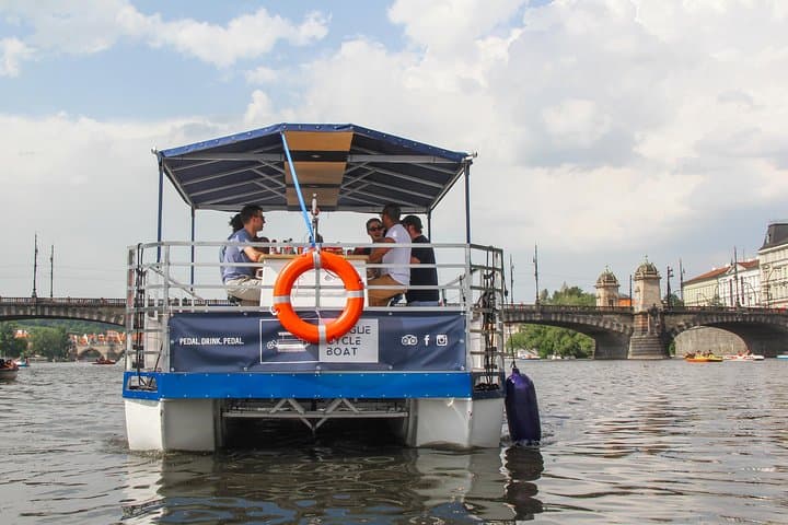 Prague Cycle Boat: The Swimming Beer Bike on the Vltava photo 3