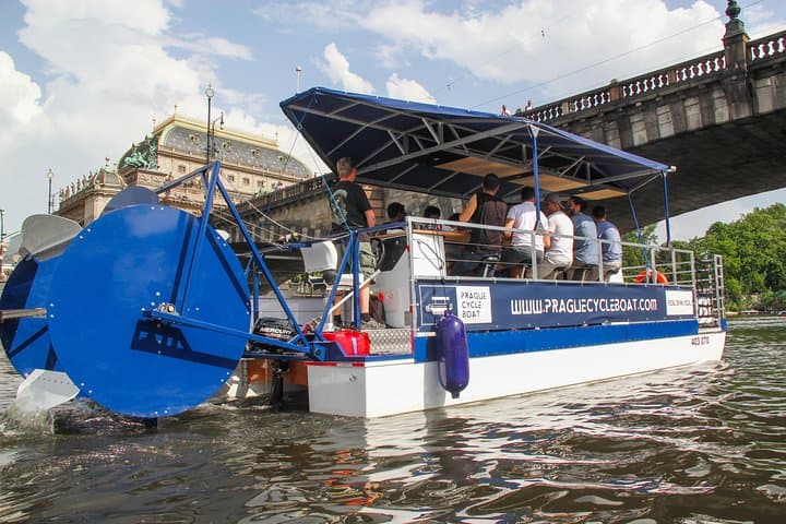 Prague Cycle Boat: The Swimming Beer Bike on the Vltava photo 4