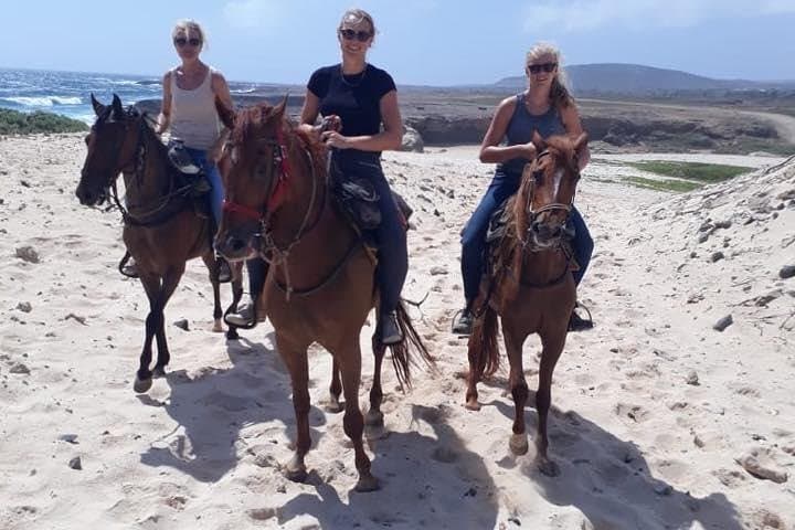 Sunset Horseback Ride Through Aruba's Cunucu Countryside and North Coast photo 4
