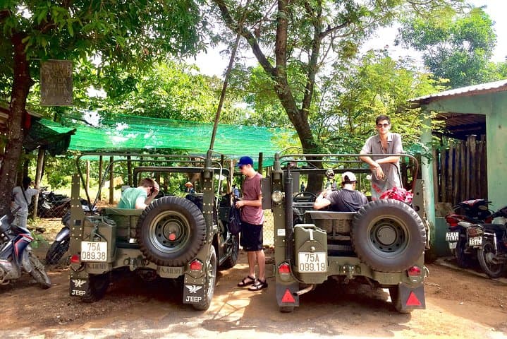 Hai Van Pass Jeep Transfer: Marble Mountains, Lang Co Beach & Waterfall Swim photo 4