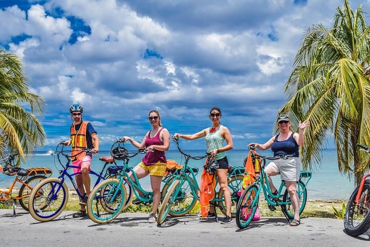 Cozumel West Side E‑Bike & Snorkel Adventure to Sky Reef photo 2
