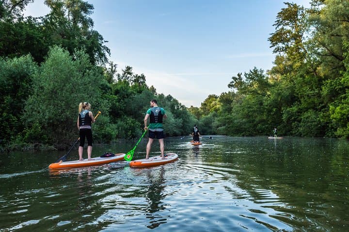 Sunset SUP on the Danube: Római-part to Budapest City Center photo 4