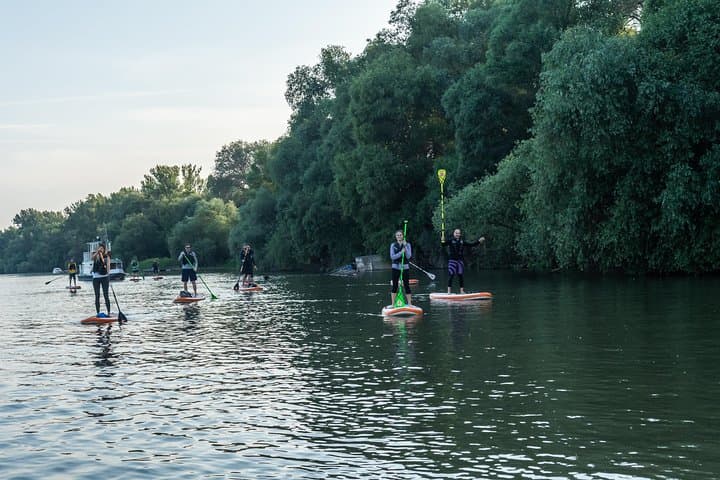 Sunset SUP on the Danube: Római-part to Budapest City Center photo 5