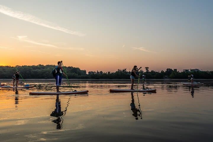 Sunset SUP on the Danube: Római-part to Budapest City Center photo 6