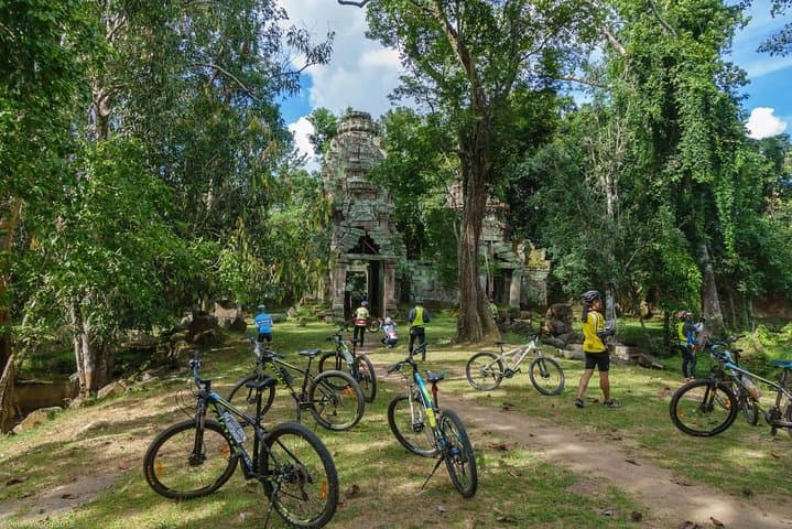 Sunrise Over Angkor Wat: Ancient City Discovery and Temple Bike Tour photo 2