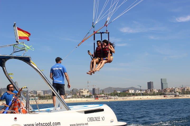 Barcelona Jet Ski and Parasailing Pack — 150m Mediterranean Views photo 4