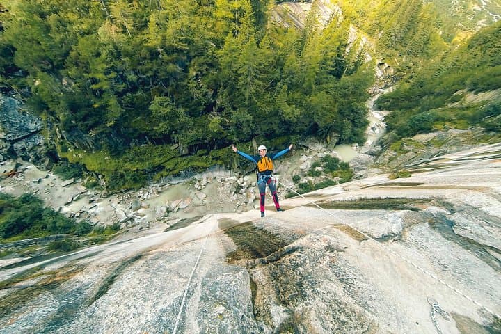 Grimsel Canyoning from Interlaken — 50m Rappel, Jumps & Zipline photo 3